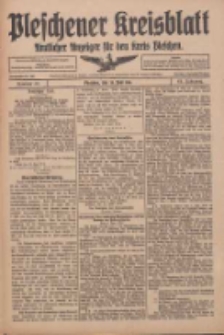 Pleschener Kreisblatt: Amtlicher Anzeiger f&uuml;r den Kreis Pleschen 1916.06.28 Jg.64 Nr52