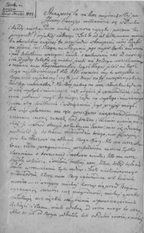 Exorta na przyjęcie Komp. Strzelec. 1842