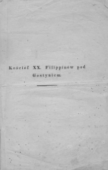 Kościół XX. Filipinów pod Gostyniem