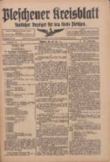 Pleschener Kreisblatt: Amtlicher Anzeiger für den Kreis Pleschen 1916.07.29 Jg.64 Nr61