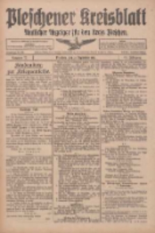 Pleschener Kreisblatt: Amtlicher Anzeiger für den Kreis Pleschen 1916.09.23 Jg.64 Nr77