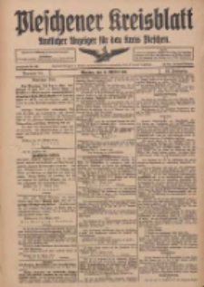 Pleschener Kreisblatt: Amtlicher Anzeiger f&uuml;r den Kreis Pleschen 1916.10.18 Jg.64 Nr84