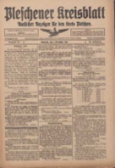 Pleschener Kreisblatt: Amtlicher Anzeiger f&uuml;r den Kreis Pleschen 1916.11.01 Jg.64 Nr88