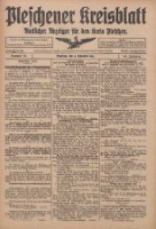 Pleschener Kreisblatt: Amtlicher Anzeiger f&uuml;r den Kreis Pleschen 1916.11.04 Jg.64 Nr89