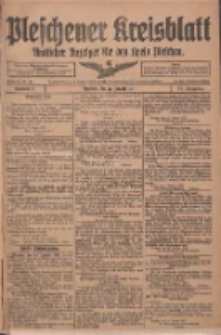 Pleschener Kreisblatt: Amtlicher Anzeiger für den Kreis Pleschen 1917.01.20 Jg.65 Nr6