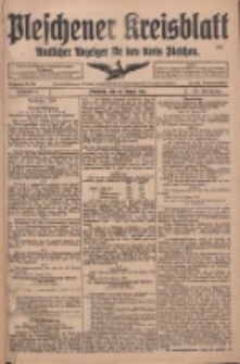 Pleschener Kreisblatt: Amtlicher Anzeiger f&uuml;r den Kreis Pleschen 1917.01.31 Jg.65 Nr9