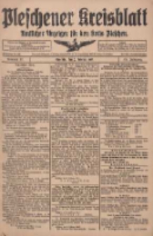 Pleschener Kreisblatt: Amtlicher Anzeiger für den Kreis Pleschen 1917.02.07 Jg.65 Nr11
