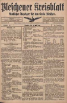 Pleschener Kreisblatt: Amtlicher Anzeiger für den Kreis Pleschen 1917.03.10 Jg.65 Nr20