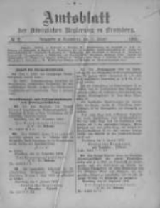 Amtsblatt der K&ouml;niglichen Preussischen Regierung zu Bromberg. 1905.01.12 No.2