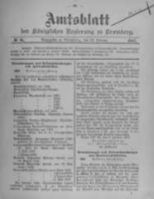 Amtsblatt der K&ouml;niglichen Preussischen Regierung zu Bromberg. 1905.02.23 No.8