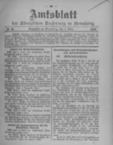 Amtsblatt der K&ouml;niglichen Preussischen Regierung zu Bromberg. 1905.03.02 No.9