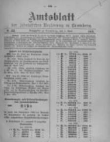Amtsblatt der Königlichen Preussischen Regierung zu Bromberg. 1905.06.01 No.22