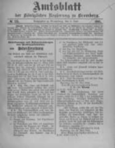 Amtsblatt der K&ouml;niglichen Preussischen Regierung zu Bromberg. 1905.06.08 No.23