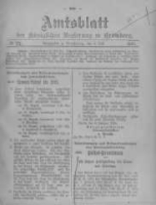 Amtsblatt der Königlichen Preussischen Regierung zu Bromberg. 1905.07.06 No.27