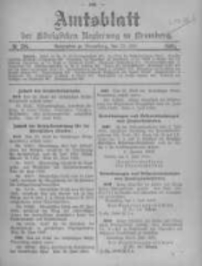 Amtsblatt der Königlichen Preussischen Regierung zu Bromberg. 1905.07.13 No.28