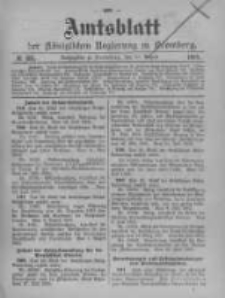 Amtsblatt der K&ouml;niglichen Preussischen Regierung zu Bromberg. 1905.08.17 No.33