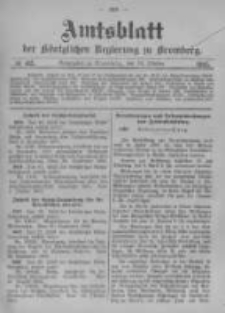 Amtsblatt der Königlichen Preussischen Regierung zu Bromberg. 1905.10.19 No.42