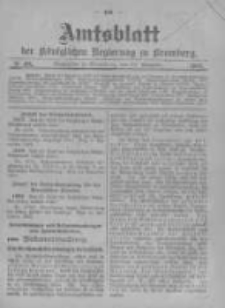 Amtsblatt der K&ouml;niglichen Preussischen Regierung zu Bromberg. 1905.11.30 No.48