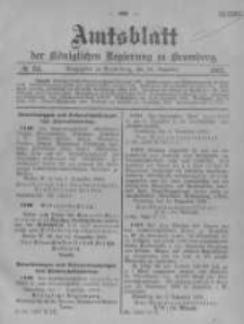 Amtsblatt der Königlichen Preussischen Regierung zu Bromberg. 1905.12.21 No.51