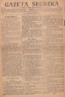 Gazeta Średzka: niezależne pismo polsko-katolickie 1922.10.03 R.1 Nr2