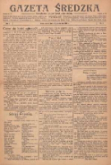 Gazeta Średzka: niezależne pismo polsko-katolickie 1922.10.10 R.1 Nr5