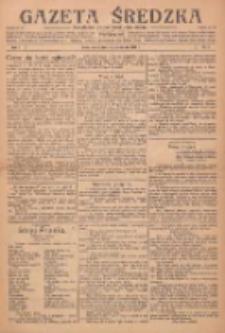 Gazeta Średzka: niezależne pismo polsko-katolickie 1922.10.10 R.1 Nr5