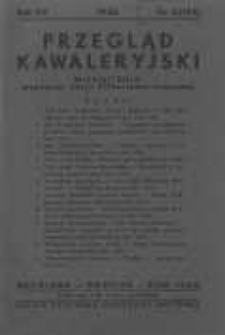 Przegląd Kawaleryjski 1938 sierpień R.15 Nr8(154)
