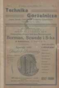 Technika Gorzelnicza: organ Związku Zawodowego Technik&oacute;w Gorzelniczych: poświęcony gorzelnictwu oraz pokrewnym gałęziom przemysłu rolnego i przetw&oacute;rczego 1926 marzec/kwiecień R.5 Nr2