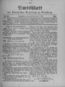 Amtsblatt der K&ouml;niglichen Preussischen Regierung zu Bromberg. 1901.05.02 No.18