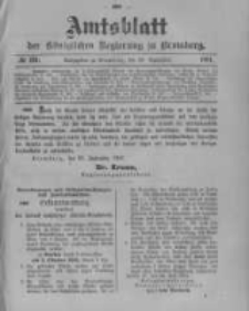 Amtsblatt der K&ouml;niglichen Preussischen Regierung zu Bromberg. 1901.09.26 No.39