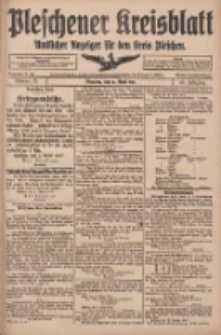 Pleschener Kreisblatt: Amtlicher Anzeiger f&uuml;r den Kreis Pleschen 1917.04.11 Jg.65 Nr29