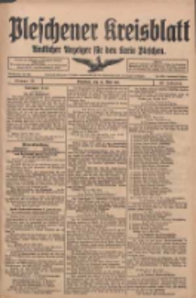 Pleschener Kreisblatt: Amtlicher Anzeiger für den Kreis Pleschen 1917.05.16 Jg.65 Nr39