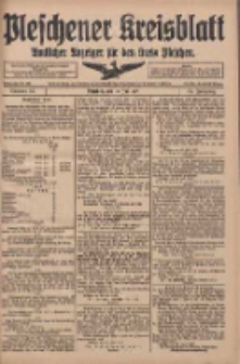 Pleschener Kreisblatt: Amtlicher Anzeiger für den Kreis Pleschen 1917.07.18 Jg.65 Nr57