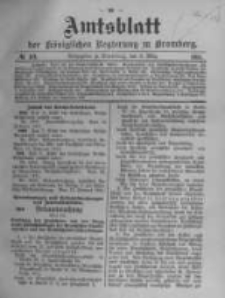 Amtsblatt der K&ouml;niglichen Preussischen Regierung zu Bromberg. 1911.03.09 No.10