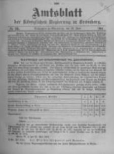 Amtsblatt der Königlichen Preussischen Regierung zu Bromberg. 1911.06.29 No.26