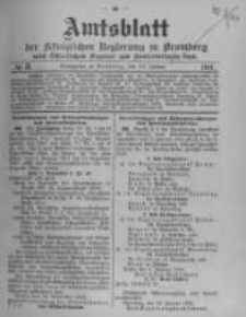 Amtsblatt der K&ouml;niglichen Preussischen Regierung zu Bromberg. 1914.01.17 No.3