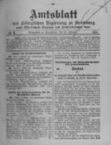 Amtsblatt der K&ouml;niglichen Preussischen Regierung zu Bromberg. 1914.01.24 No.4