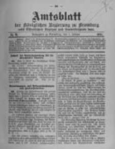 Amtsblatt der K&ouml;niglichen Preussischen Regierung zu Bromberg. 1914.02.07 No.6