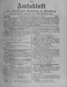 Amtsblatt der K&ouml;niglichen Preussischen Regierung zu Bromberg. 1914.05.02 No.18