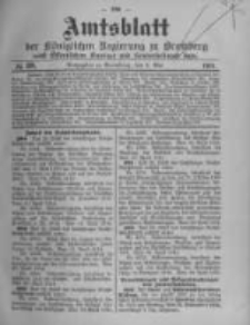 Amtsblatt der K&ouml;niglichen Preussischen Regierung zu Bromberg. 1914.05.09 No.19