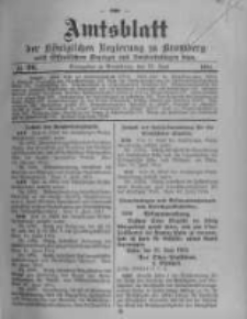 Amtsblatt der Königlichen Preussischen Regierung zu Bromberg. 1914.06.27 No.26
