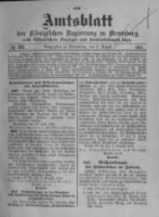 Amtsblatt der K&ouml;niglichen Preussischen Regierung zu Bromberg. 1914.08.08 No.32