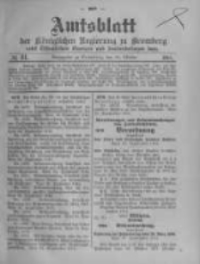 Amtsblatt der K&ouml;niglichen Preussischen Regierung zu Bromberg. 1914.10.10 No.41