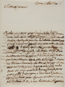 List NN do Jana Szembeka z 1730 roku