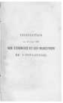Instruction du 17 avril 1862 sur l'exercice et les manoeuvres de l'Infanterie: ecole de bataillon