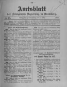 Amtsblatt der K&ouml;niglichen Preussischen Regierung zu Bromberg. 1912.05.02 No.18