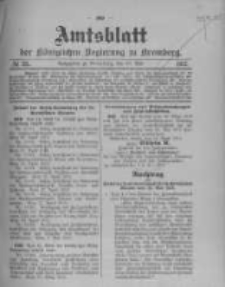 Amtsblatt der K&ouml;niglichen Preussischen Regierung zu Bromberg. 1912.05.23 No.21