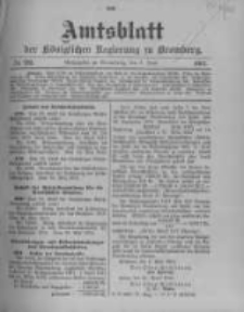 Amtsblatt der K&ouml;niglichen Preussischen Regierung zu Bromberg. 1912.06.06 No.23