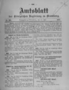 Amtsblatt der K&ouml;niglichen Preussischen Regierung zu Bromberg. 1912.07.11 No.28