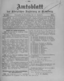 Amtsblatt der Königlichen Preussischen Regierung zu Bromberg. 1912.09.12 No.37